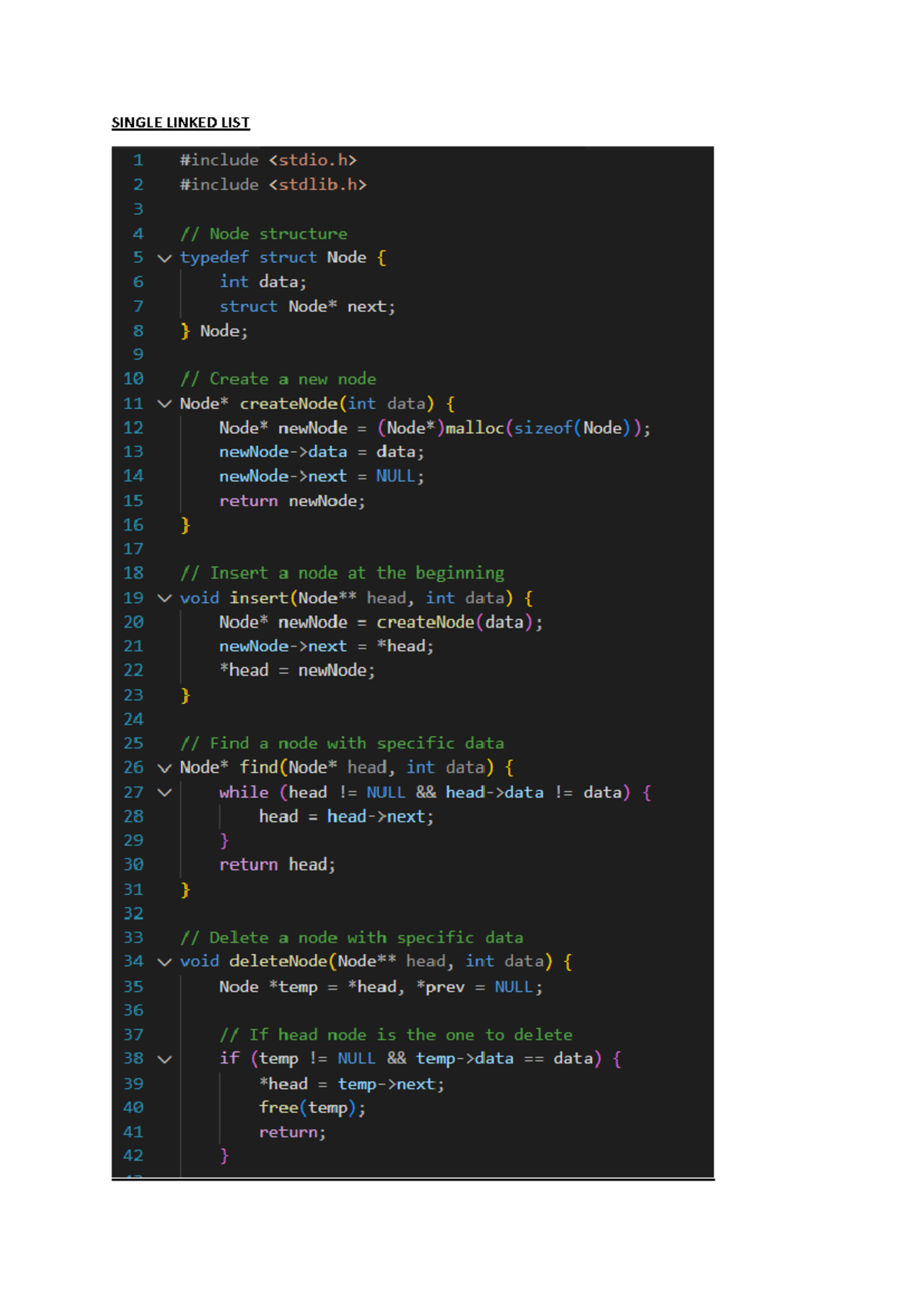 DSA codes - SINGLE LINKED LIST Output Output DOUBLY LINKED LIST STACK ...