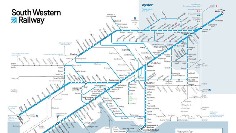 SWR Network Map with PAYG: Milton Keynes to South Wales - Studocu