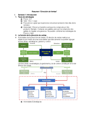 Esquema de trabajo final: Dirección de ventas y estrategias de ...