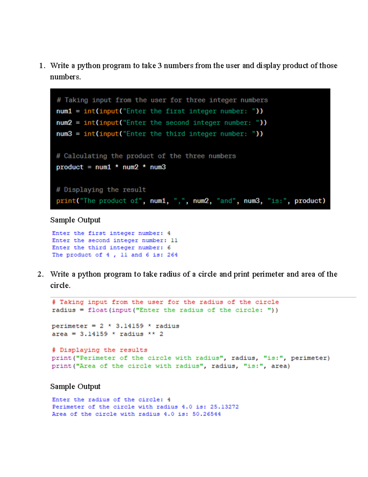 AI Practical File: Python Programming Exercises and Solutions - Studocu