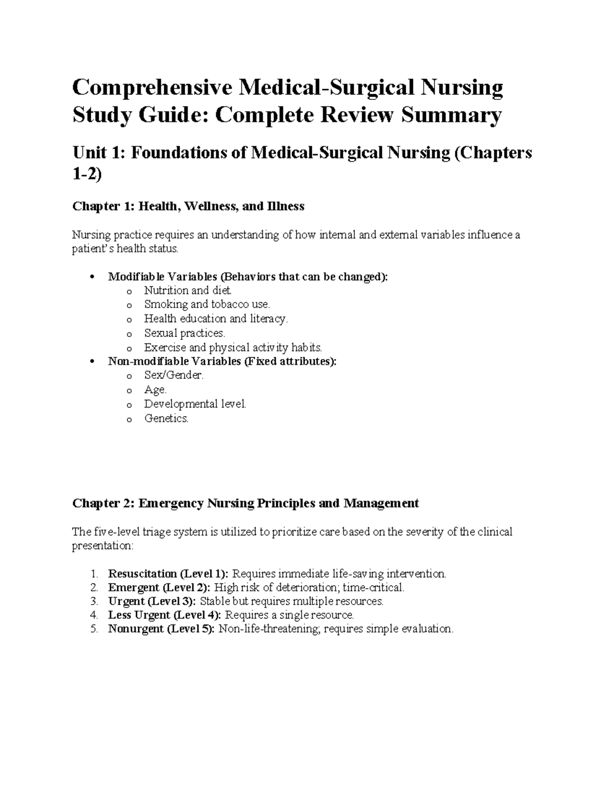 ATI Medsurg Comprehensive Study Guide: Nursing Foundations & Units ...