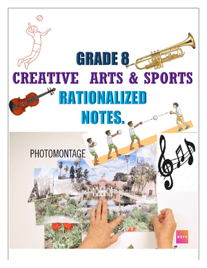 Creative Arts Notes for Grade 6 - Competence-Based Curriculum - Studocu