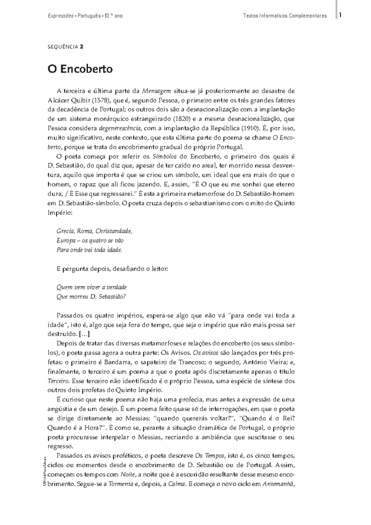 Análise do Poema 