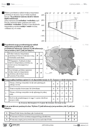 Geografia, „Planeta nowa” 8, zeszyt ćwiczeń - DO GEOGRAFII DLA KLASY