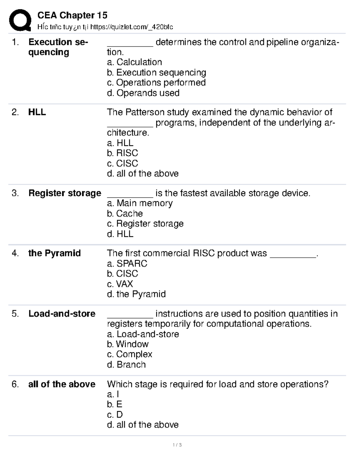 Chap15 - quizlet - CEA Chapter 15 HÍc trñc tuy¿n t¡i quizlet/_420bfc ...