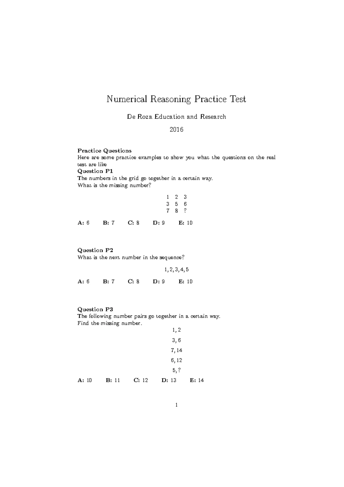 HAST-P Mathematical Reasoning Sample Test Questions and Solutions - Studocu