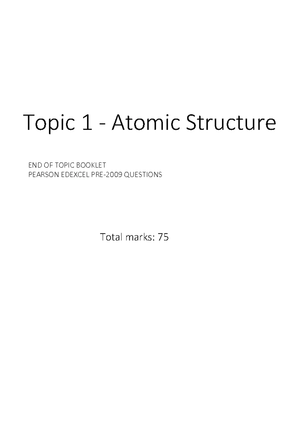 Inorganic Chemistry - Topic 4: The Periodic Table Notes - Studocu