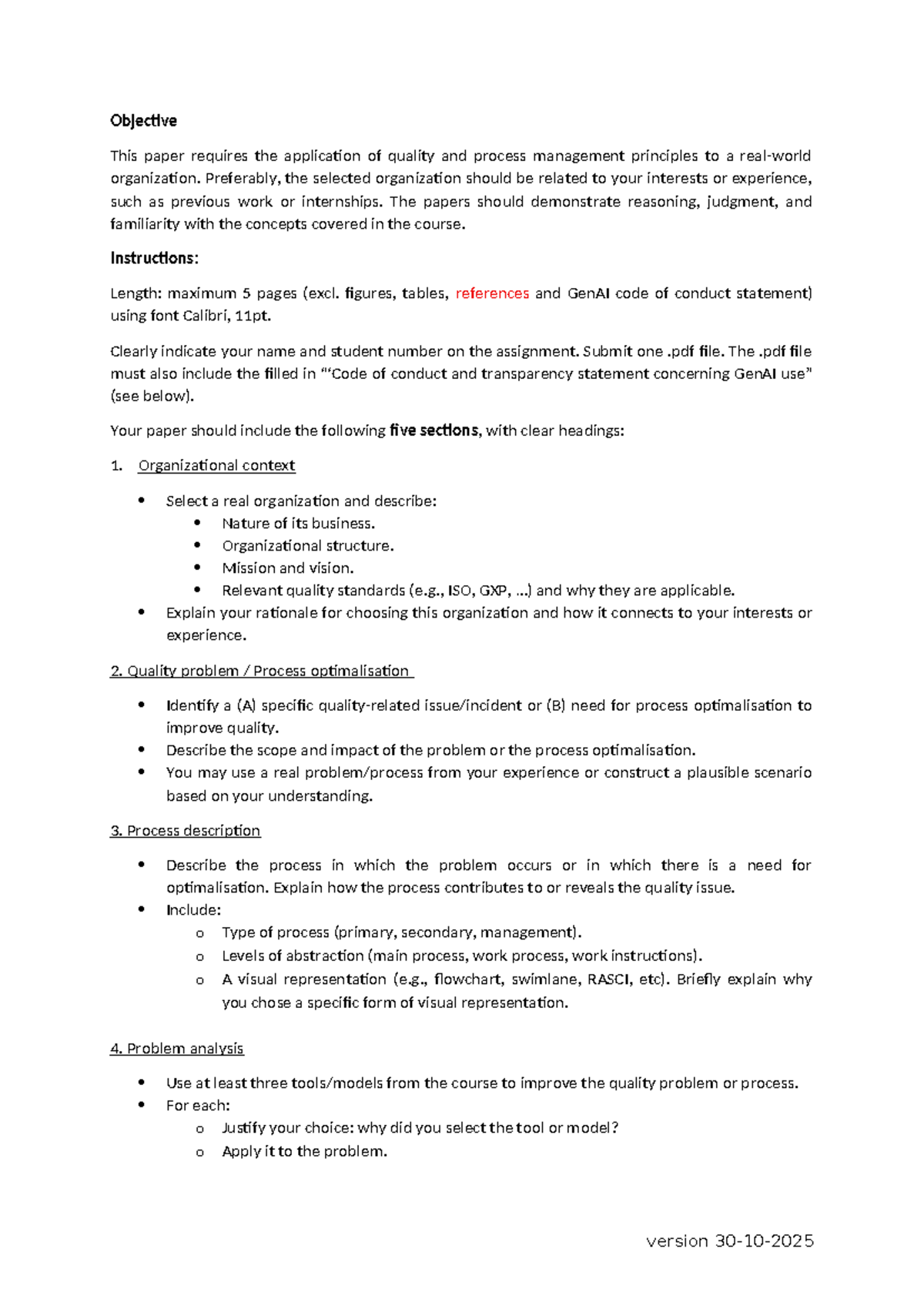 Quality & Process Management in Organizations: A Case Study Analysis ...