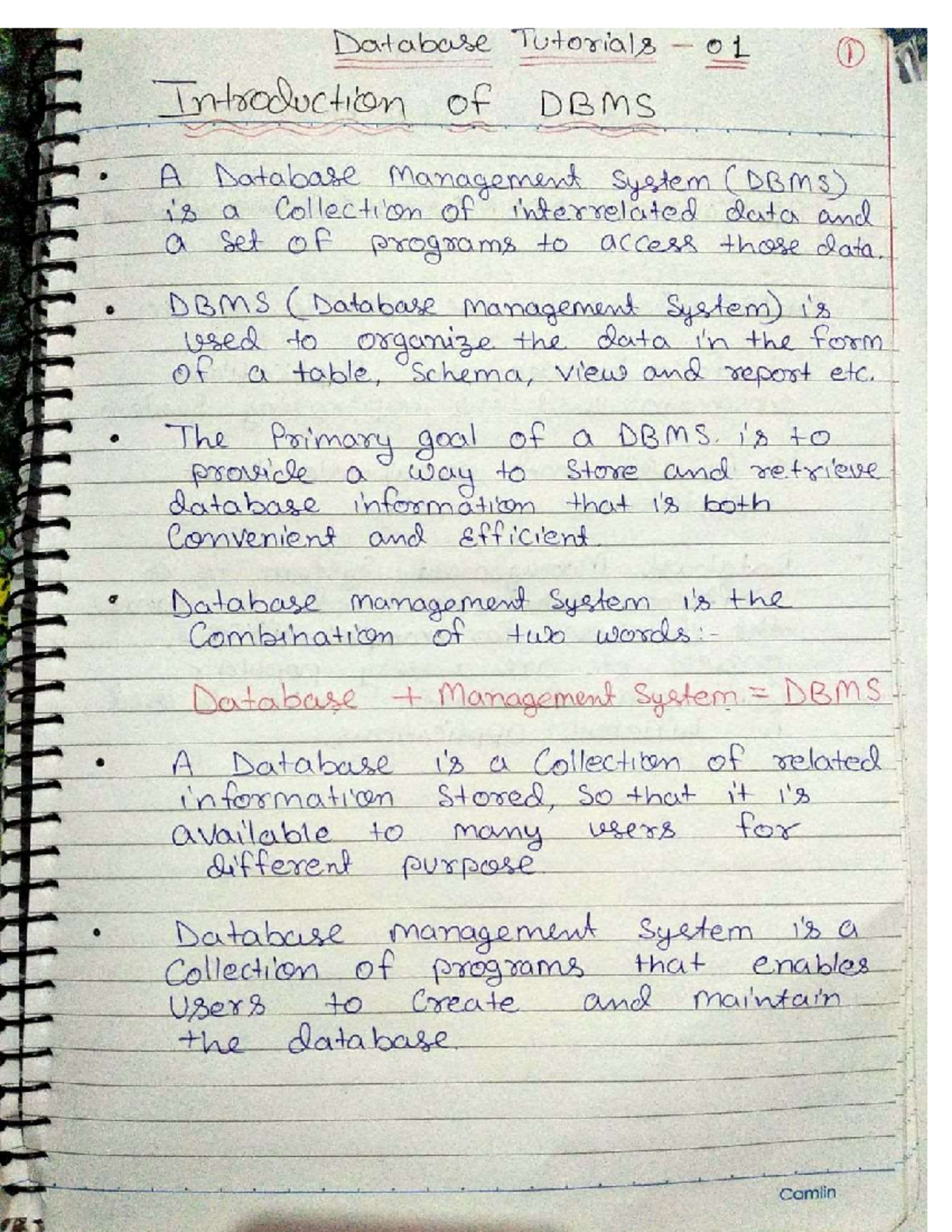 DBMS Unit 1 & 2: Introduction to Database Management Systems - Studocu