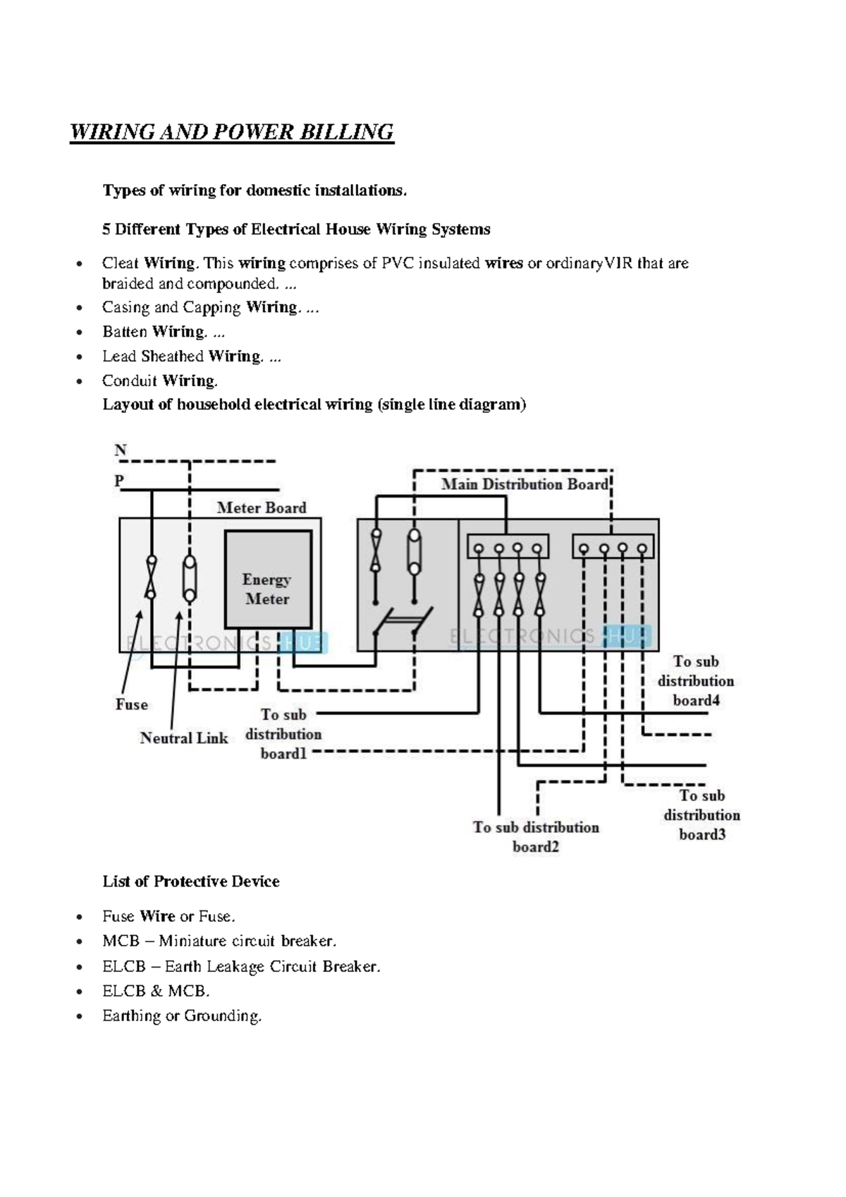 19+ Wire Connection Diagram Basic Electrical Part 19 - Wiring and Measurements - WIRING AND POWER