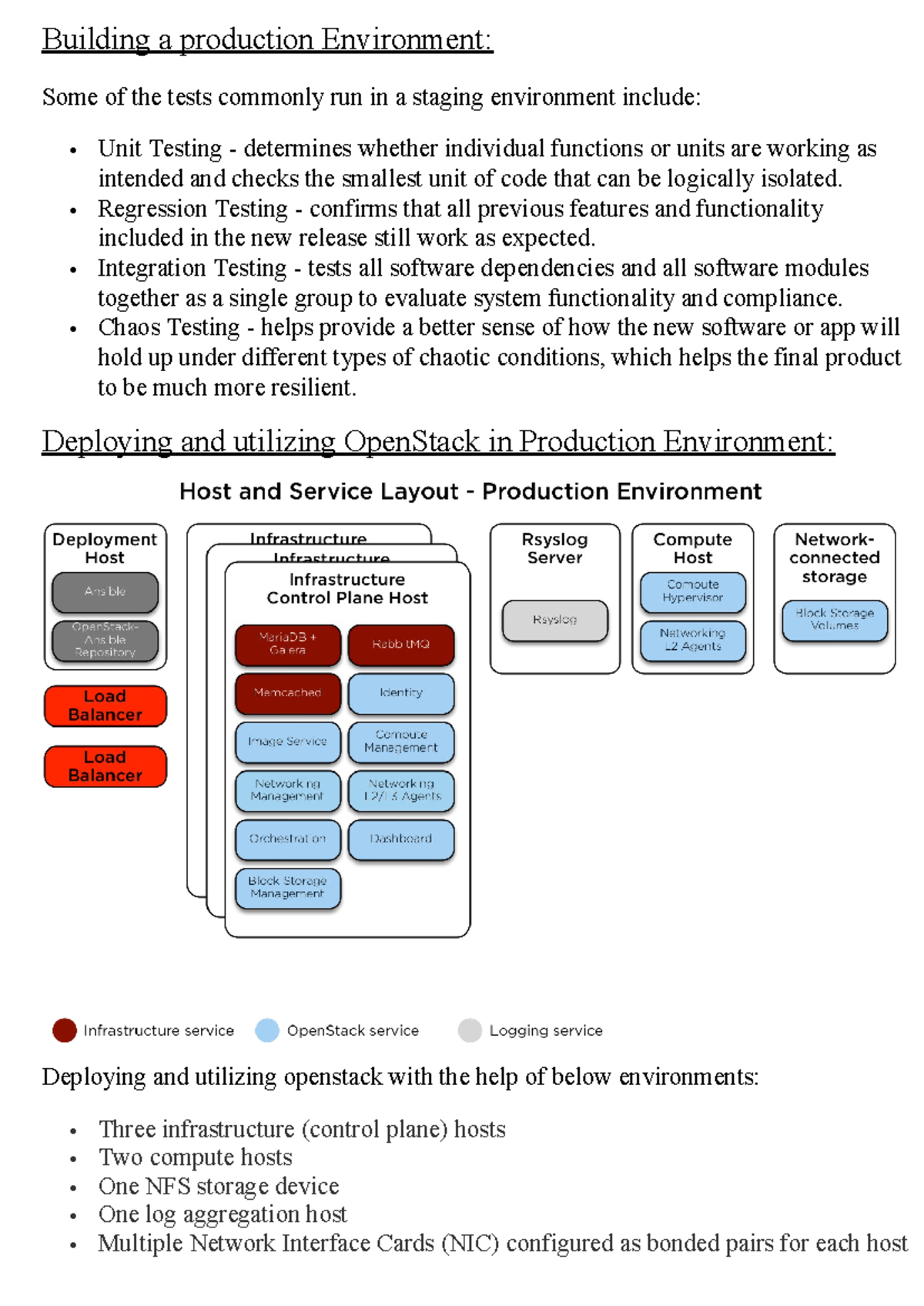 BCA Final Year Project: Deploying OpenStack in Production Environment ...