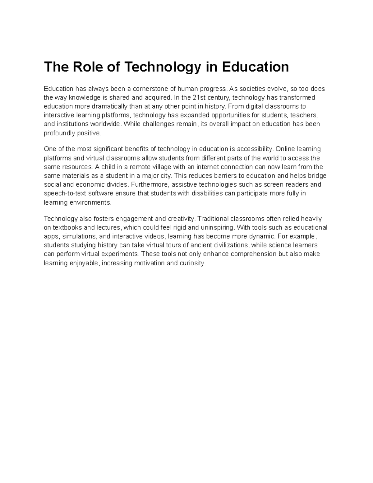 Tech in Education: The Transformative Role of Technology in Learning ...