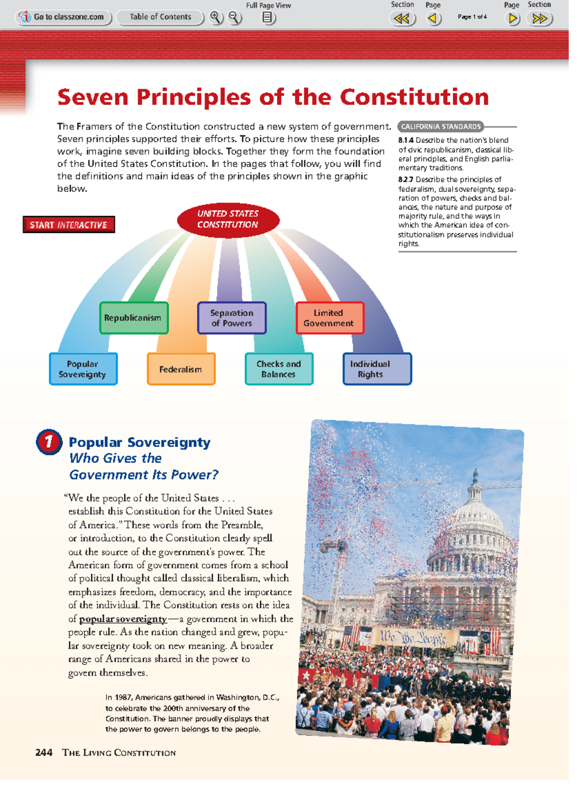 Seven Principles of the Constitution: Key Concepts and Significance ...