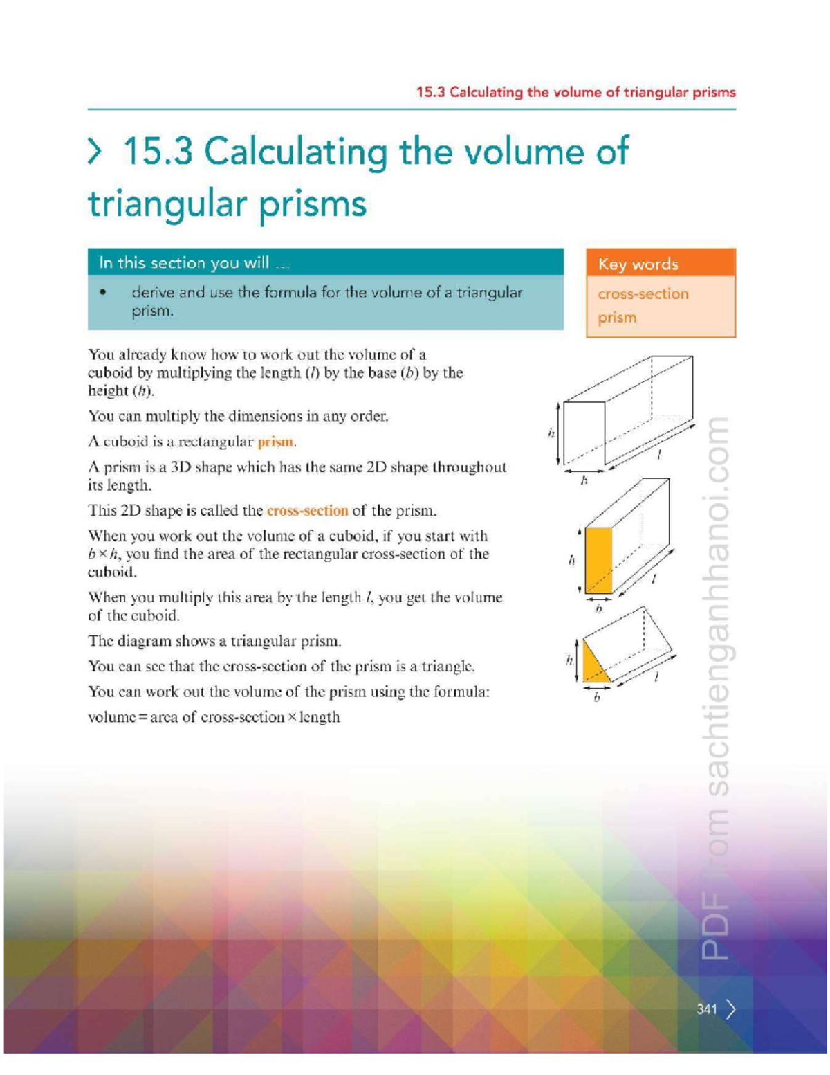 15.3 Calculating Volume of Triangular Prisms - Key Concepts and ...
