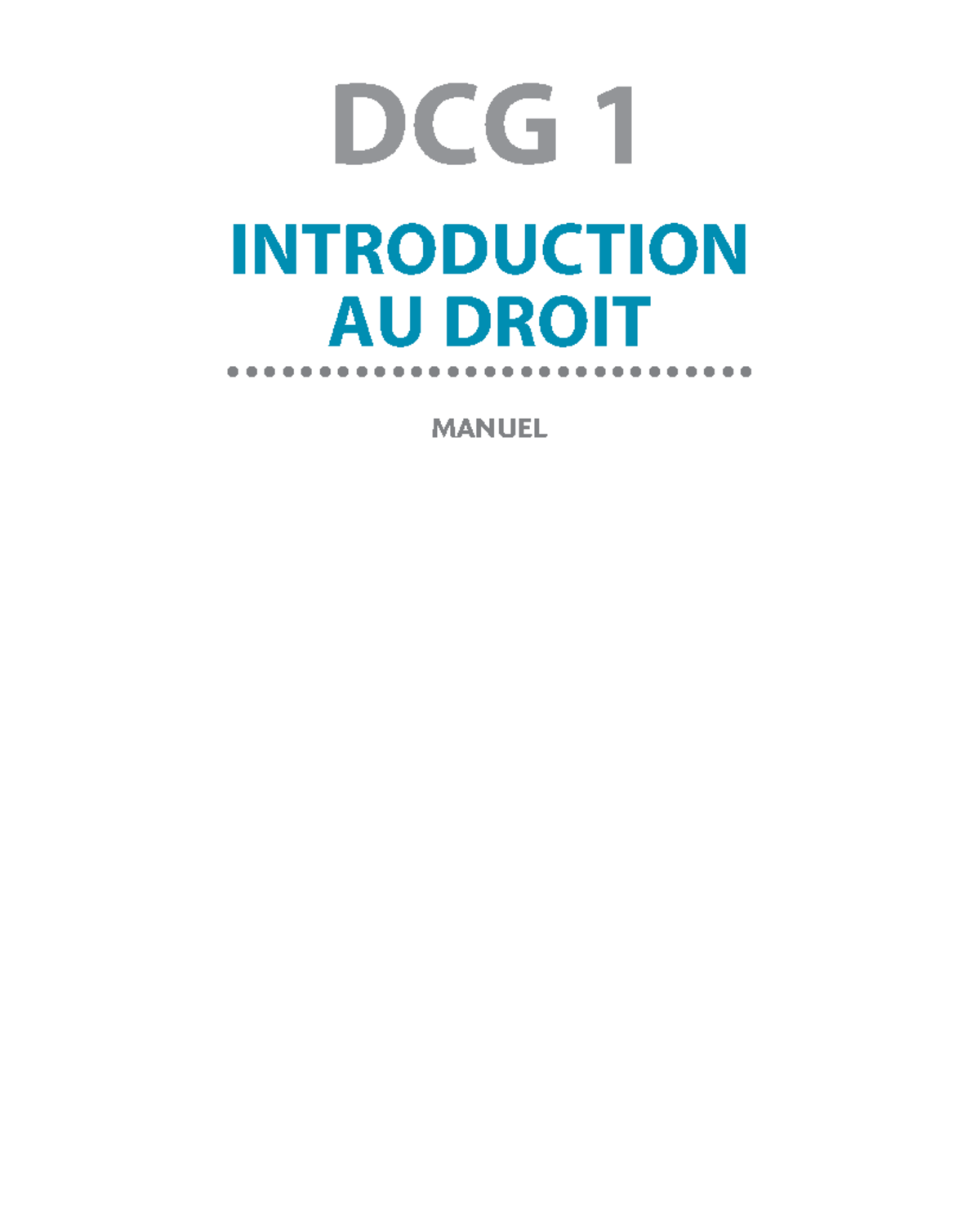 Cours Introduction Droit S1 et S2 Bocquillon - DCG 1 INTRODUCTION AU ...