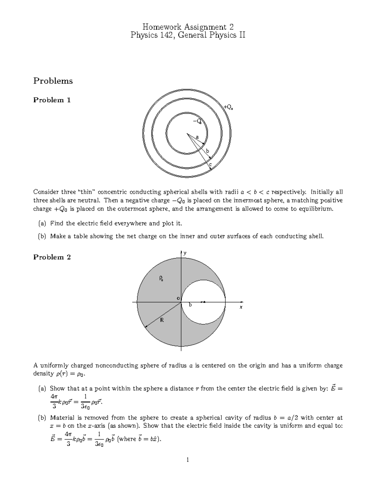 HWAssignment 2 - Answer keys - Homework Assignment 2 Physics 142 ...