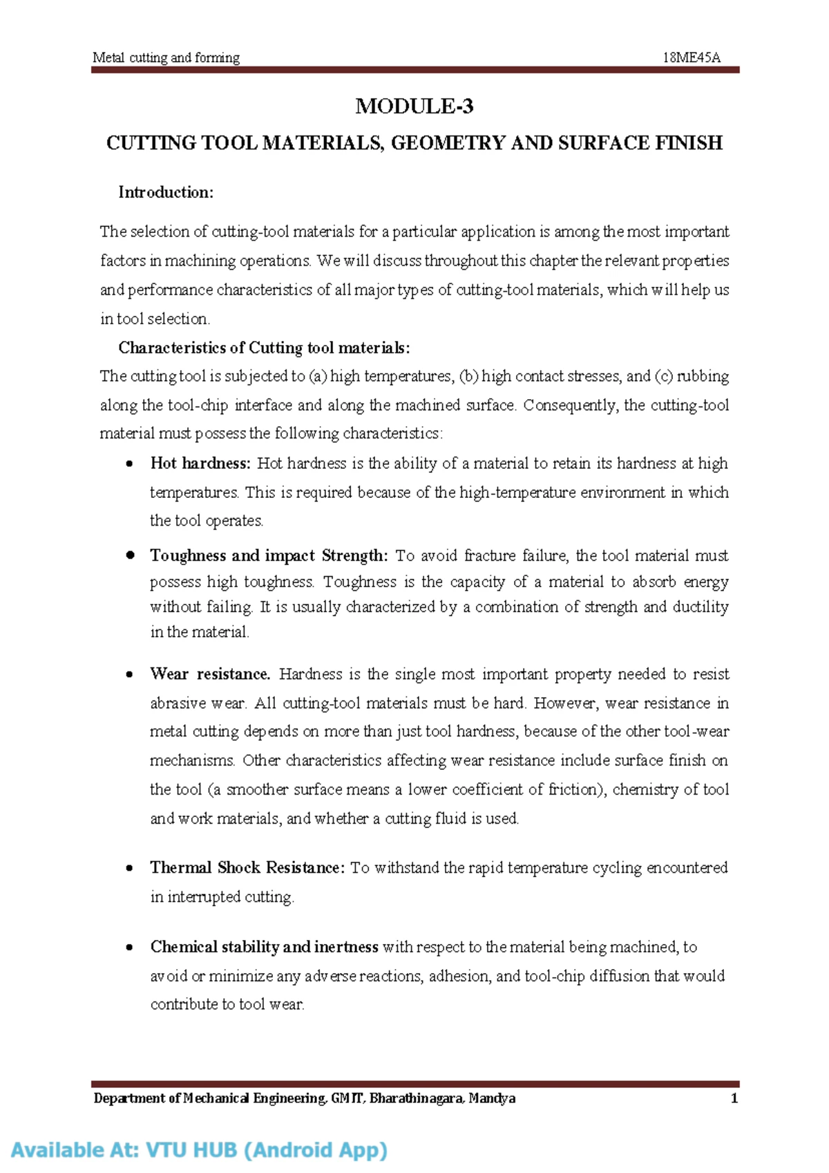 Automation and Robotics Lecture Notes (18MEC325) - Module 1 - Studocu