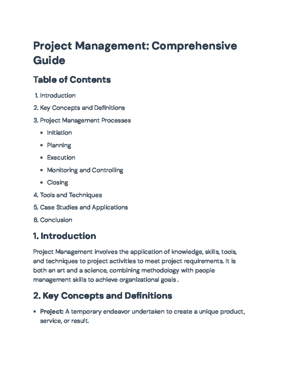Project Management: Comprehensive Guide and Best Practices - Project ...