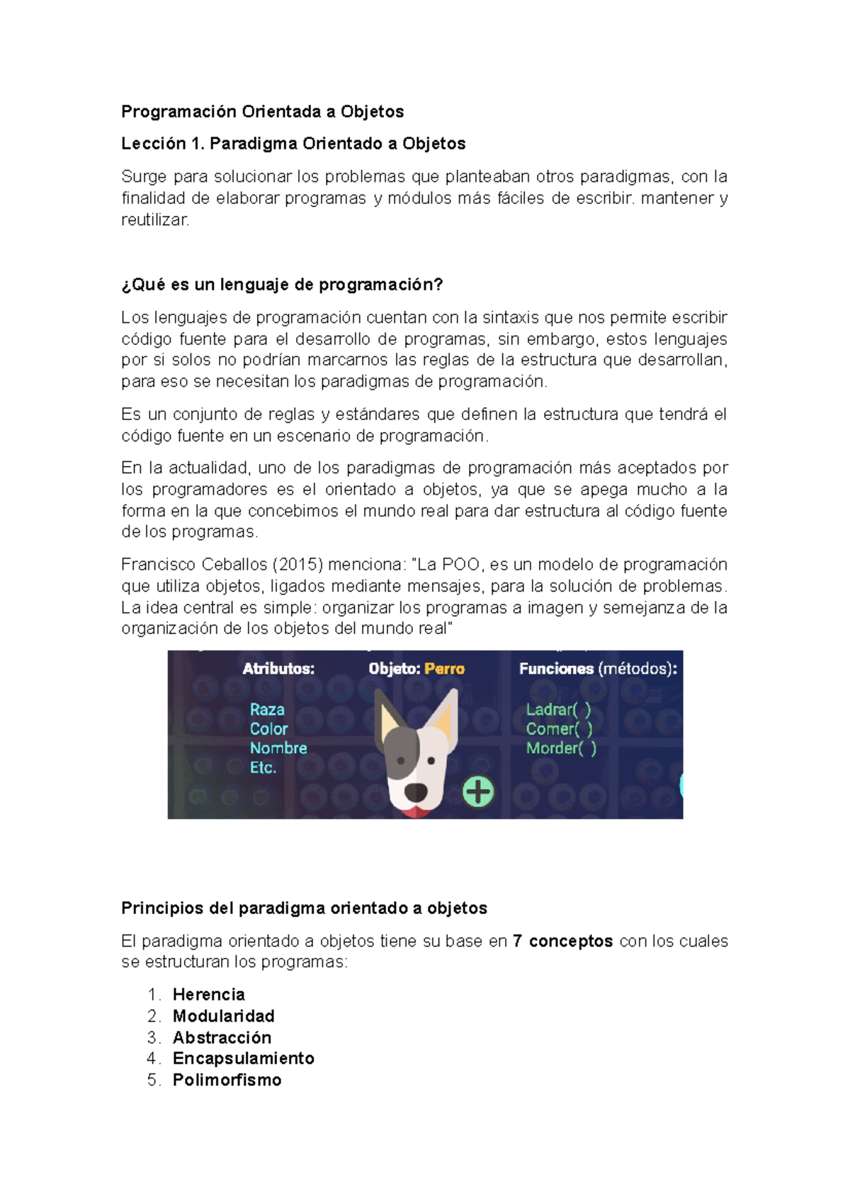 Lecciones de Programación Orientada a Objetos (POO) - Curso de Java ...