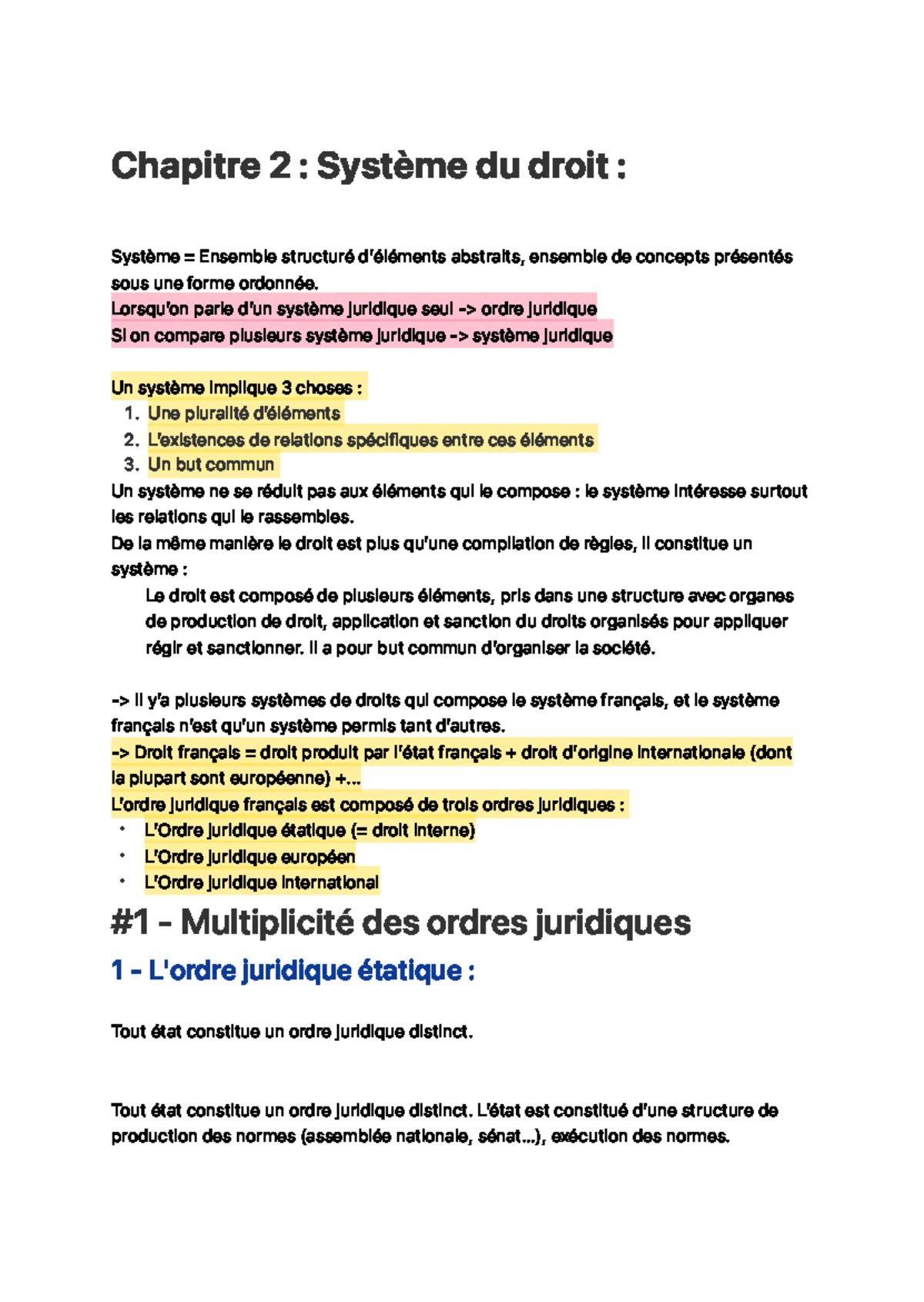 Chapitre 2 Les sources du droit - Chapitre 2 : Les sources du droit ...