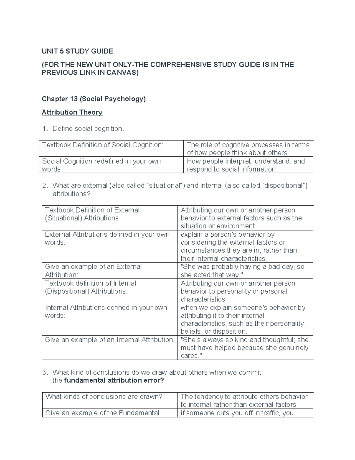 2024 Unit 5 Study Guide - UNIT 5 STUDY GUIDE (FOR THE NEW UNIT ONLY-THE ...