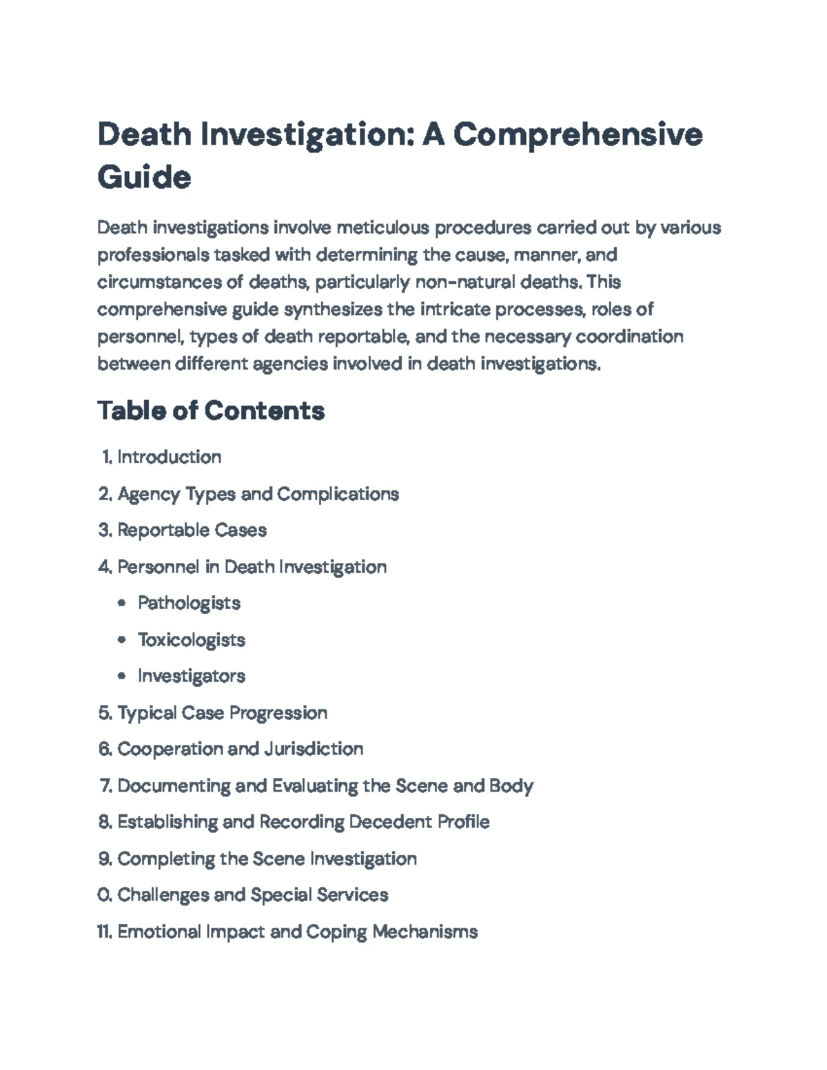 Forensic Pathology: Analyzing Sharp Force Injuries and Their ...