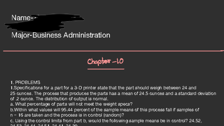 Ch10 - Administration Problems & Solutions for Wint Wah - Studocu