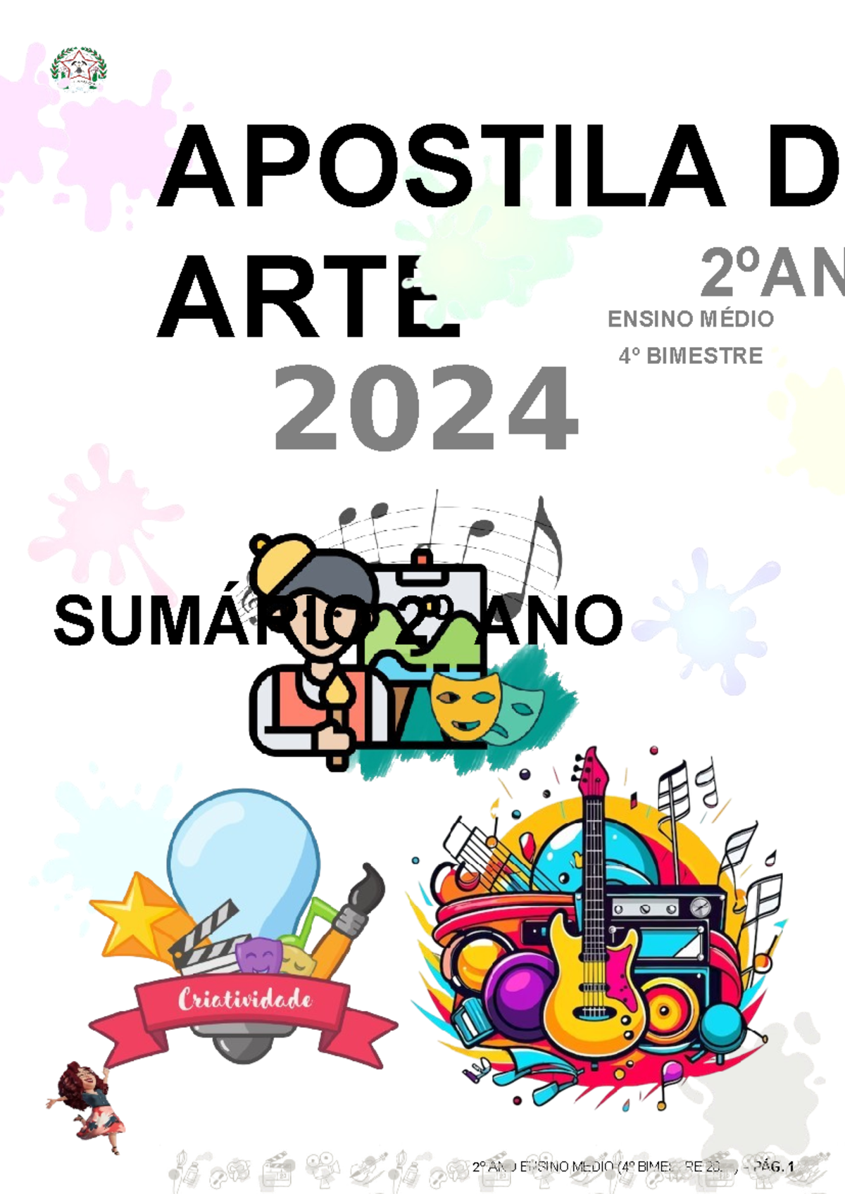 Apostila de Arte - 2º Ano Ensino Médio - 4º Bimestre 2024 - Studocu
