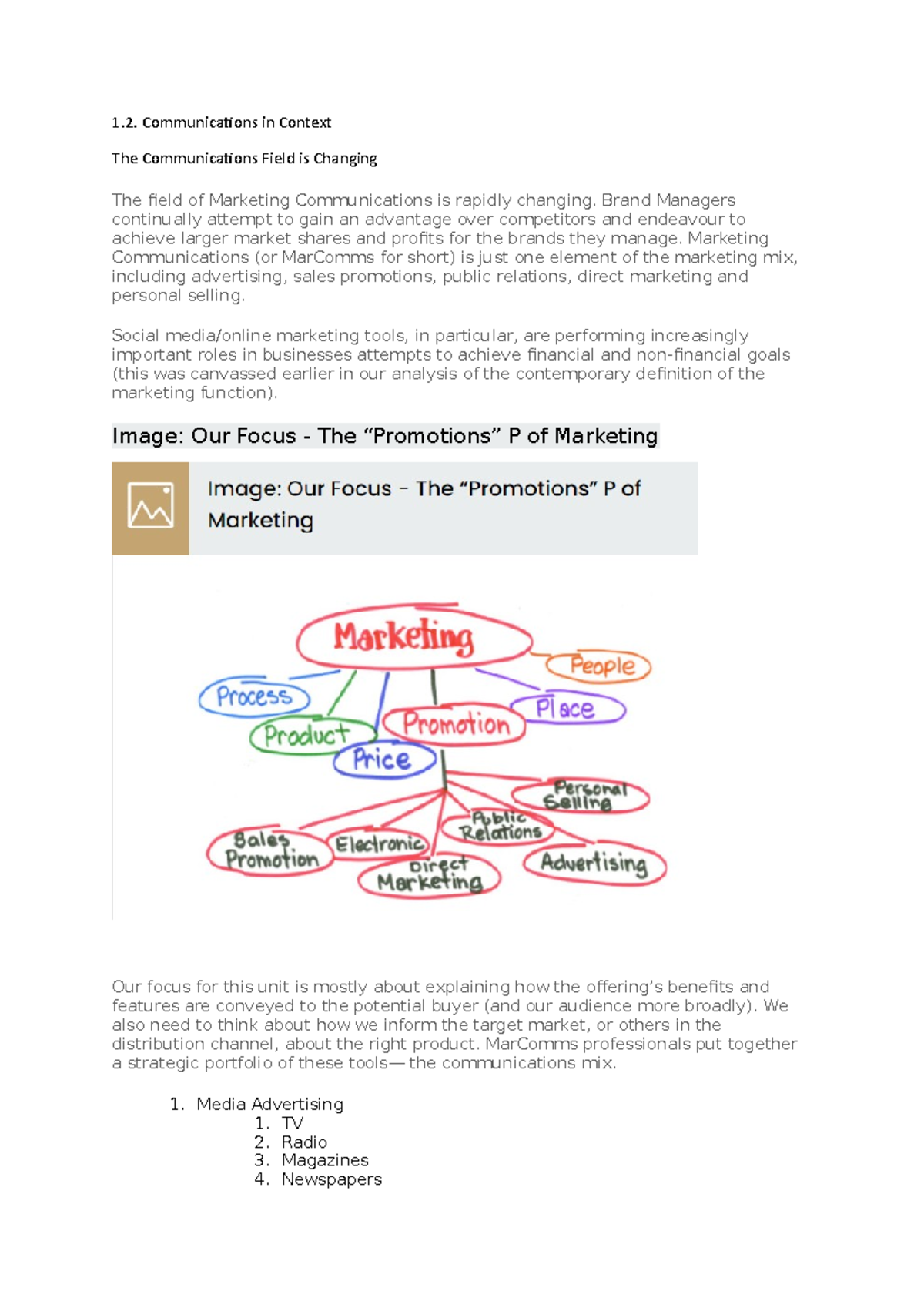 Communications in Context: Marketing Changes & Strategies for MarComms ...
