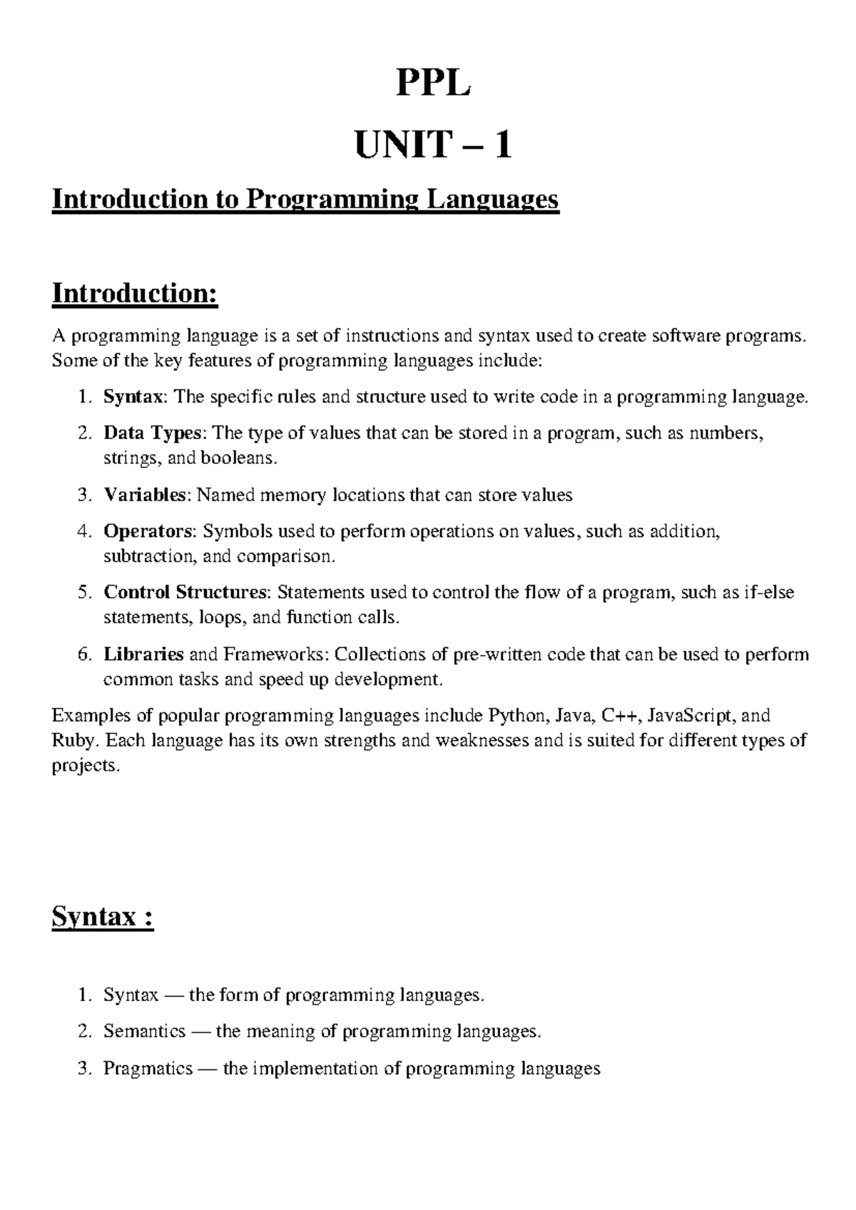 Assignment 3 ppl - CIE- 320 - Computer Science and Engineering ...
