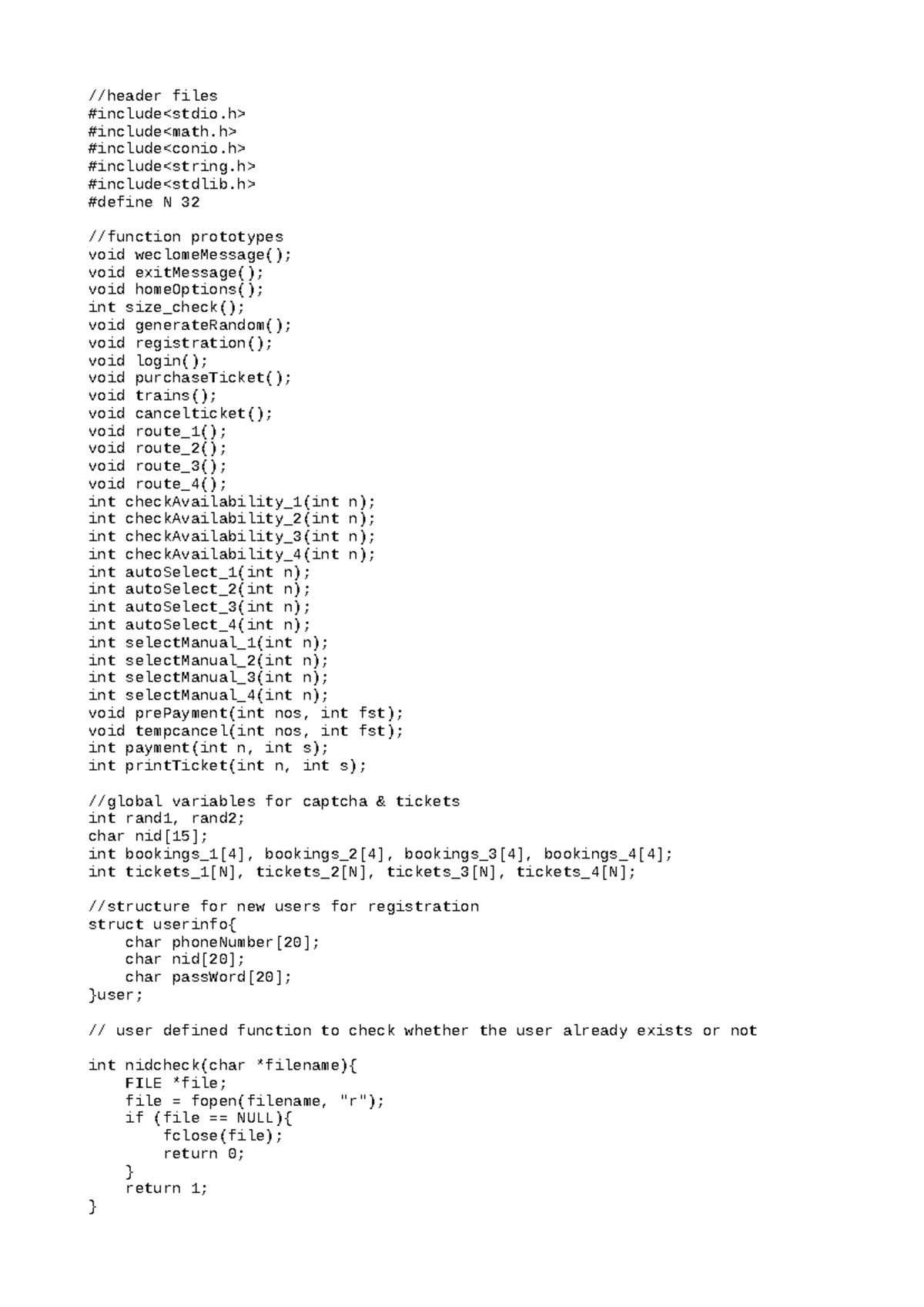 Railway Management System Final Project Code and Overview - Studocu