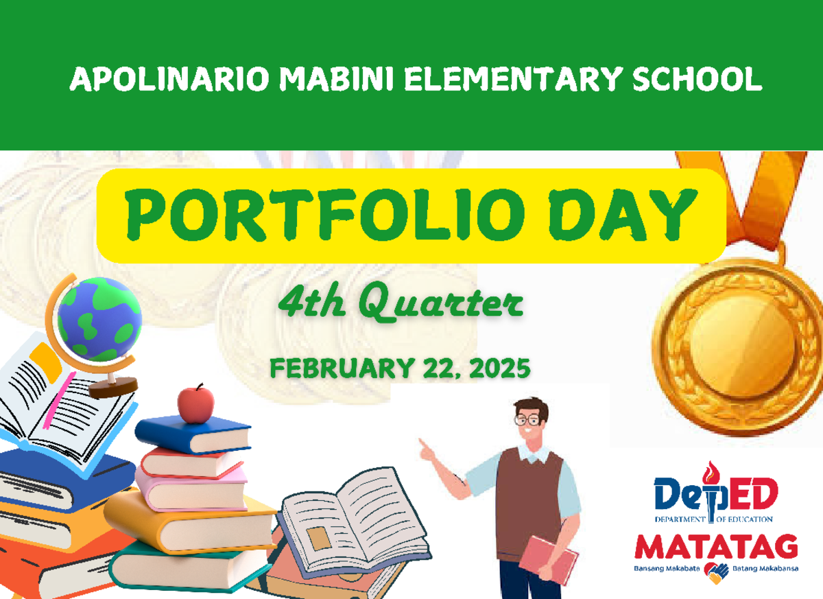 Portfolio DAY - NONE - General Education - APOLINARIO MABINI ELEMENTARY ...