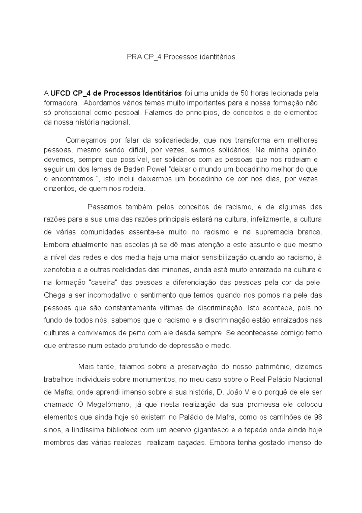 reflex-es-sobre-processos-identit-rios-ufcd-cp-4-studocu