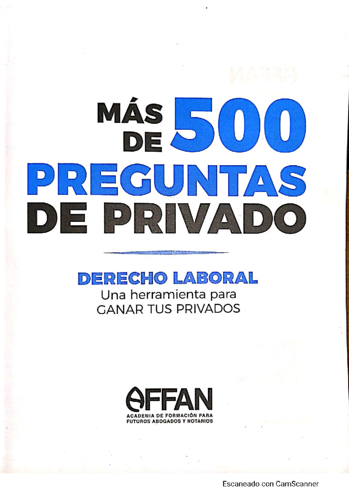 500+ Preguntas de Derecho Laboral - FFAN I ACADEMIA DE ABOGADOS - Document Preview