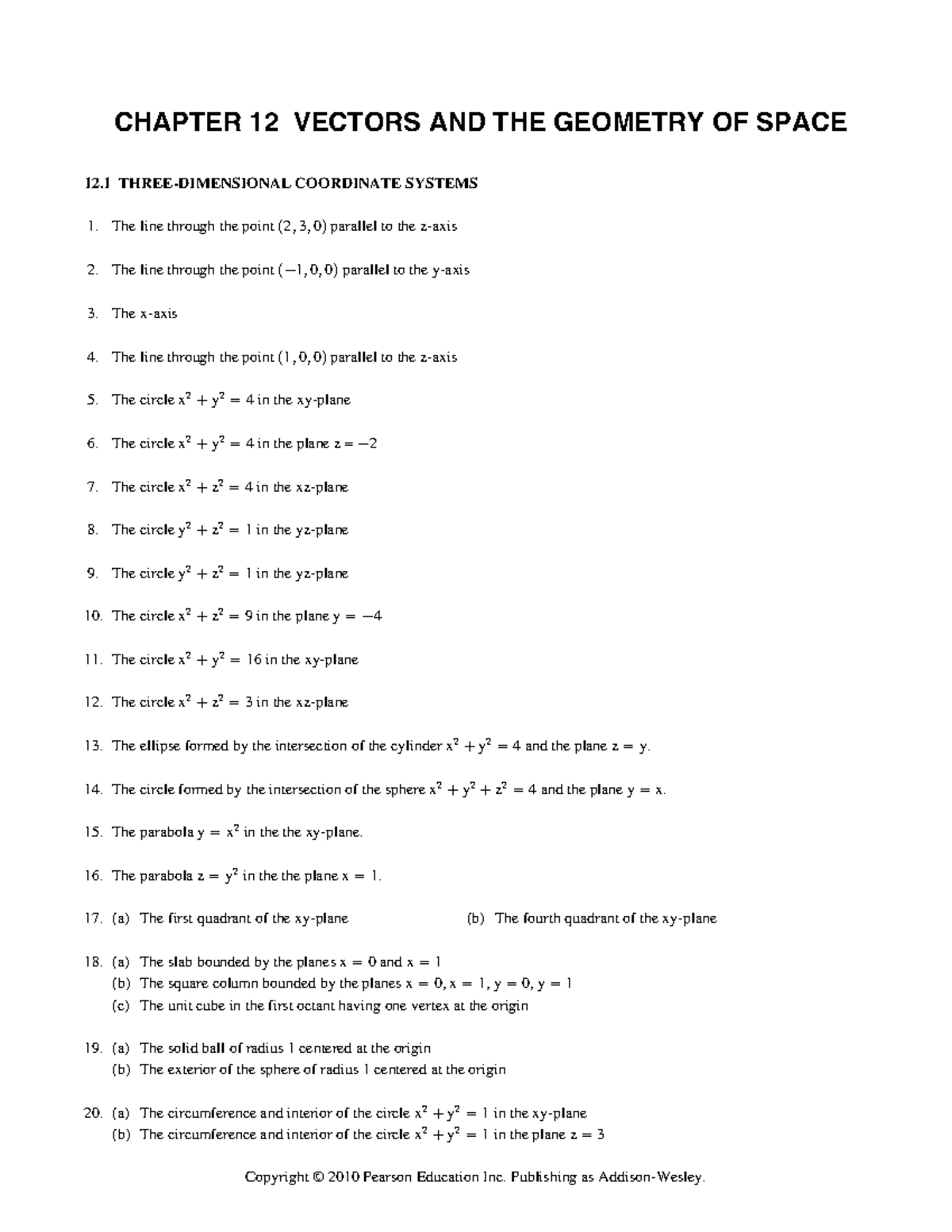 Thomas solutions 12 - 學習資源 - CHAPTER 12 VECTORS AND THE GEOMETRY OF ...