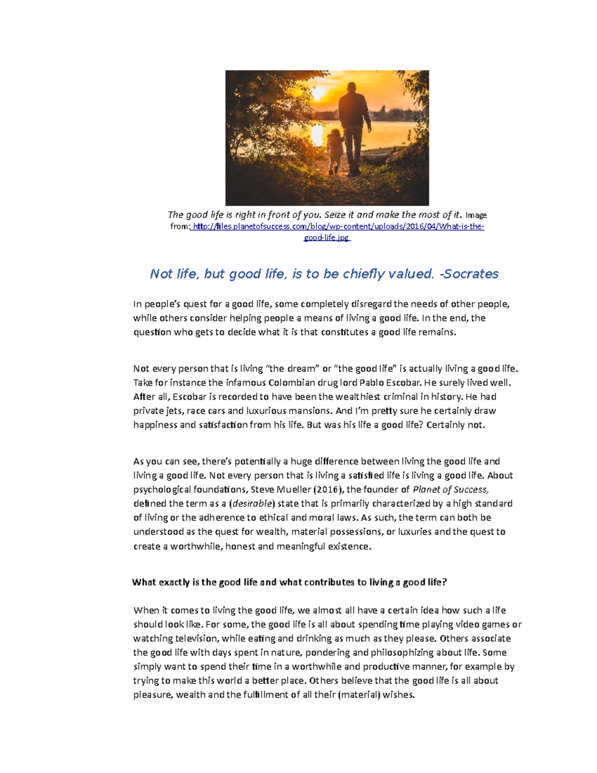Exploring the Good Life: Insights from Socrates and Modern Philosophy ...