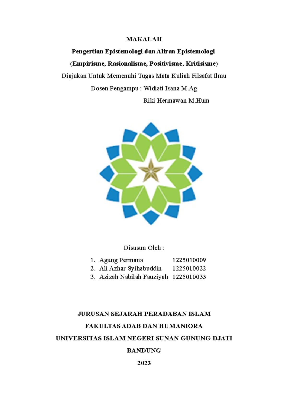 makalah-kel-4-filsafat-ilmu-pengertian-dan-aliran-epistemologi-studocu