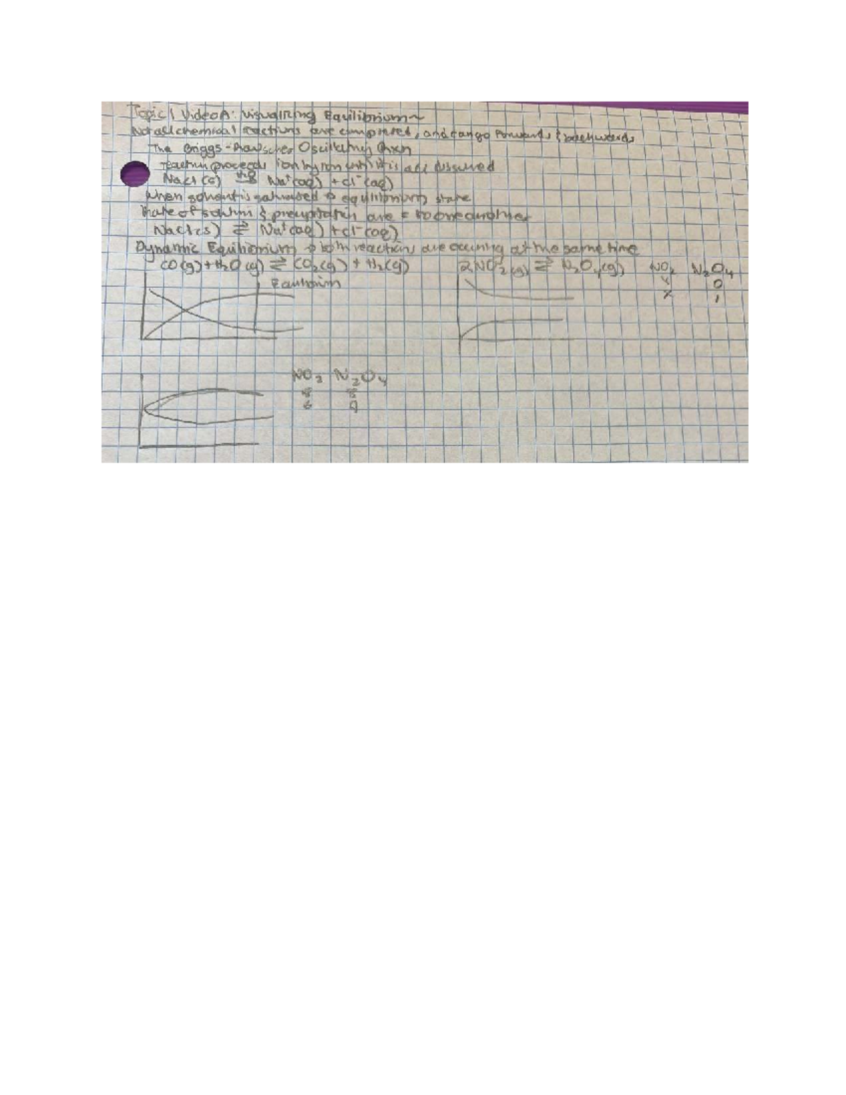 Topic 19 Video A: Understanding Dynamic Equilibrium in Reactions - Studocu