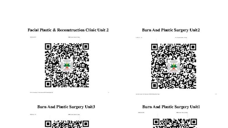 Burn And Plastic Surgery-1 - Master of Science in Mathematics - Studocu