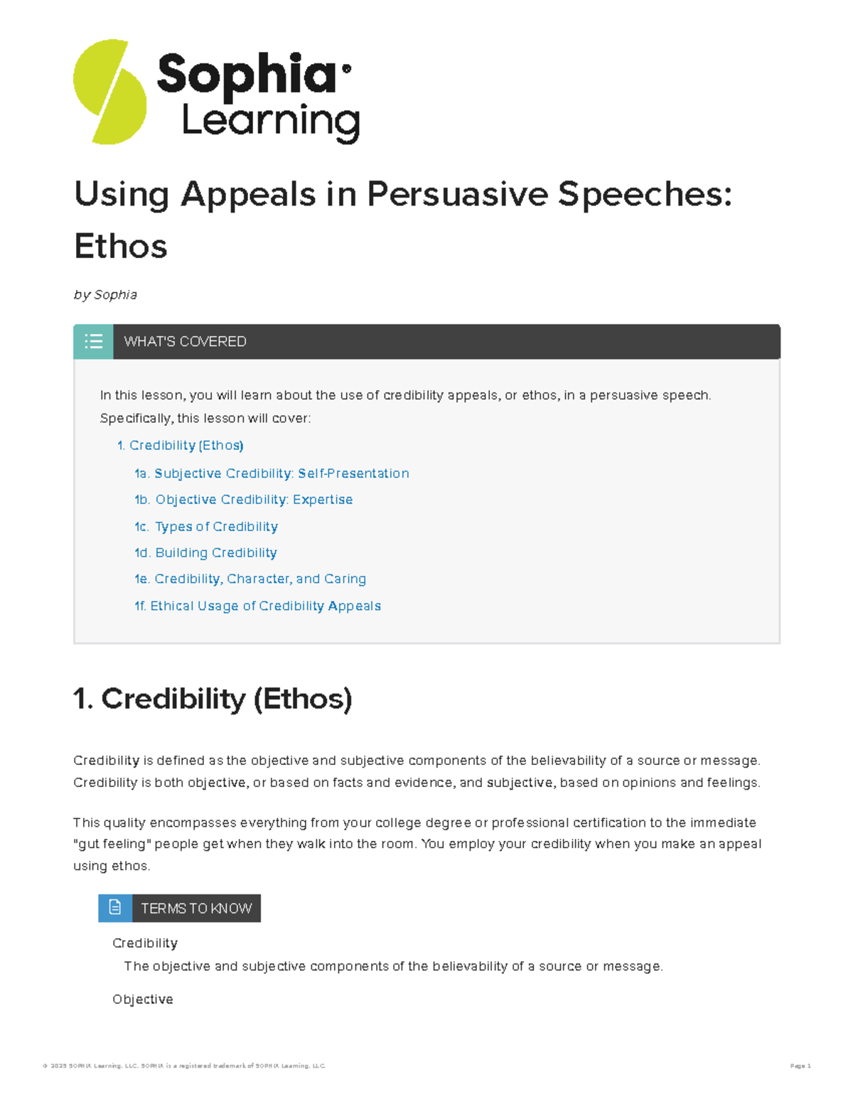 Using Ethos in Persuasive Speeches: A Comprehensive Guide - Studocu
