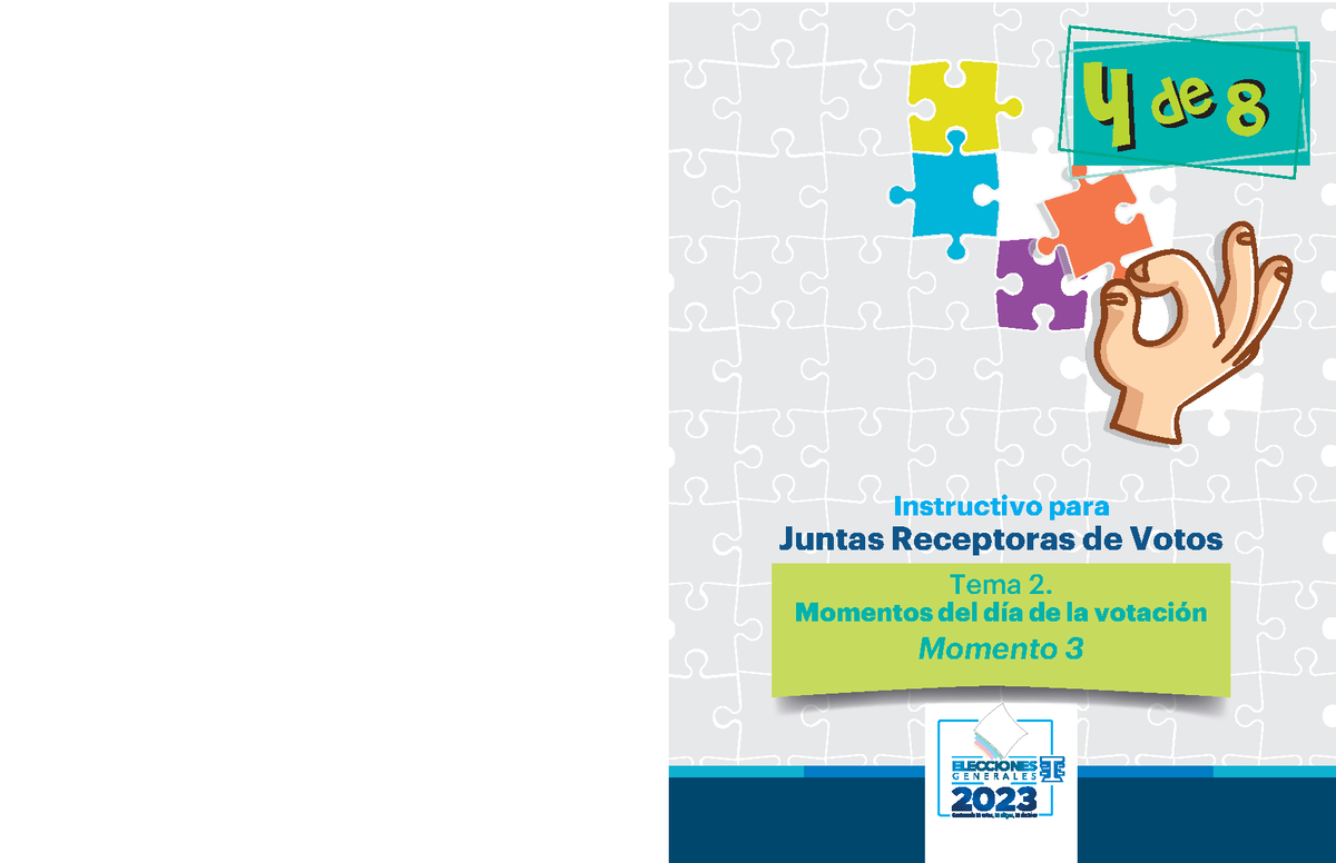 Instructivo JRV -M4 - electoral - Juntas Receptoras de Votos ...