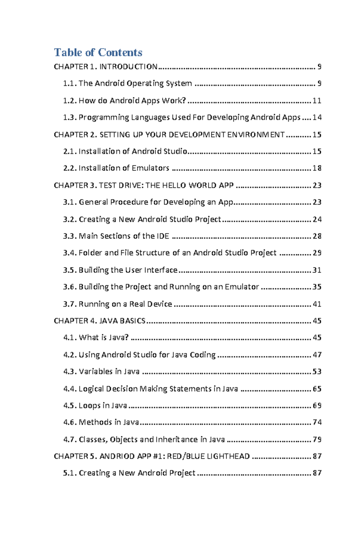 App Development: Lecture Notes for Chapters 1-3 (Course Code Included ...