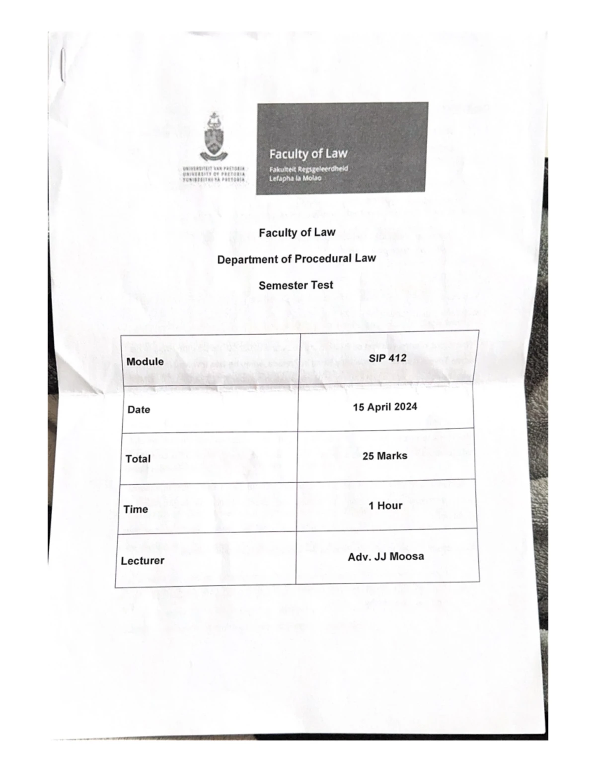 2024 Semester Test 1 Review Notes and Key Concepts - Studocu