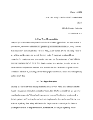 [Solved] Convey the importance of documenting the patients chief ...