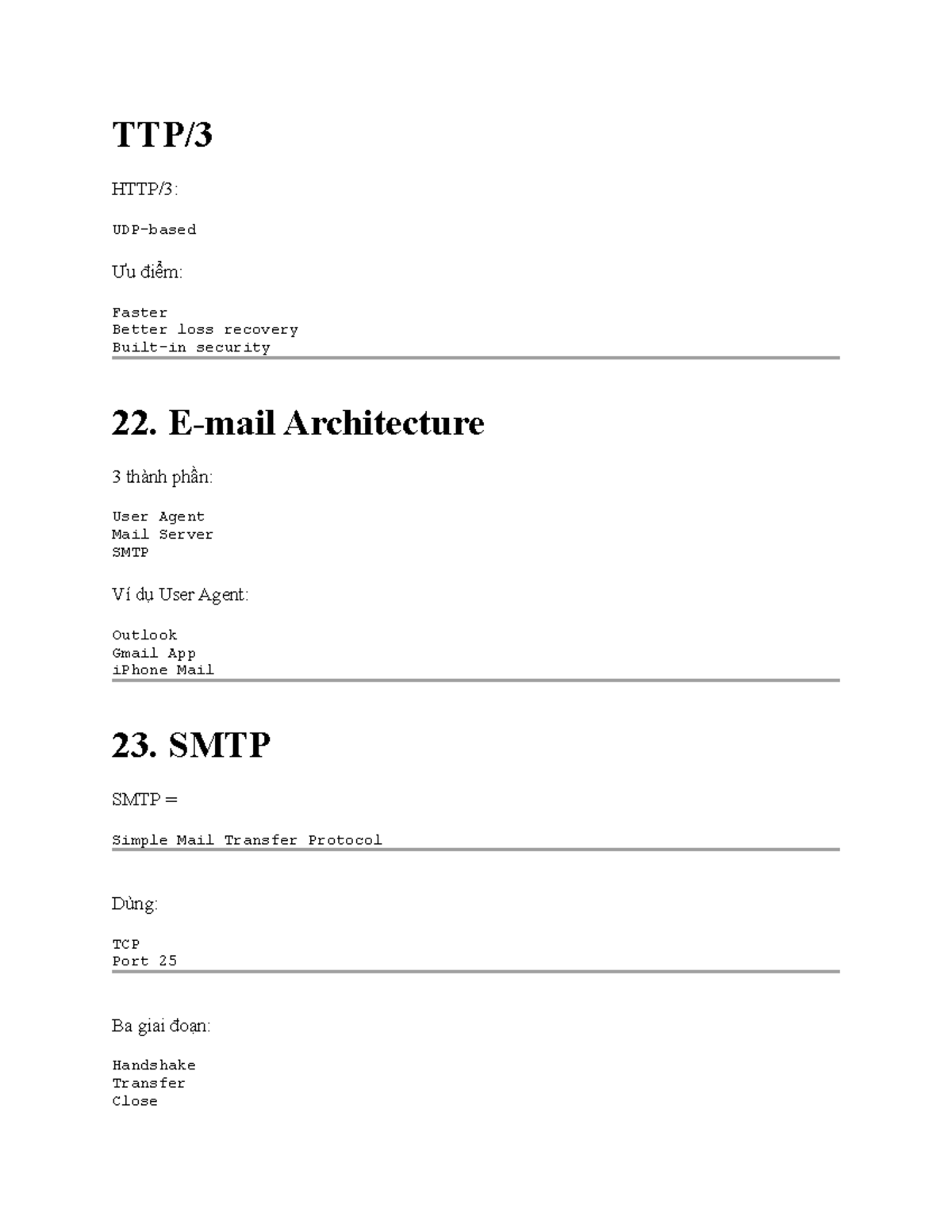 TTP - Chapter 2 Application Layer Exam Review and Key Topics - Studocu