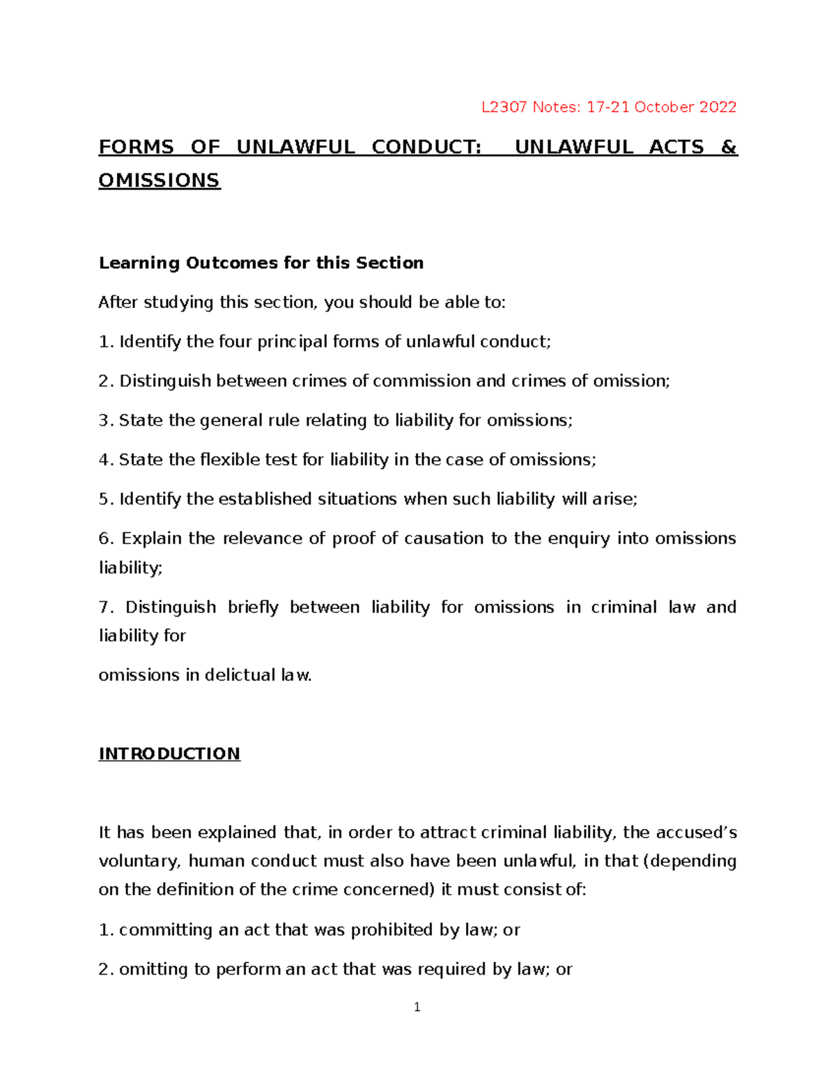 L2307+ Notes+ON+ Ommissions+ + Unlawful+ State+OF+ Affairs+ 13+Oct+22 ...