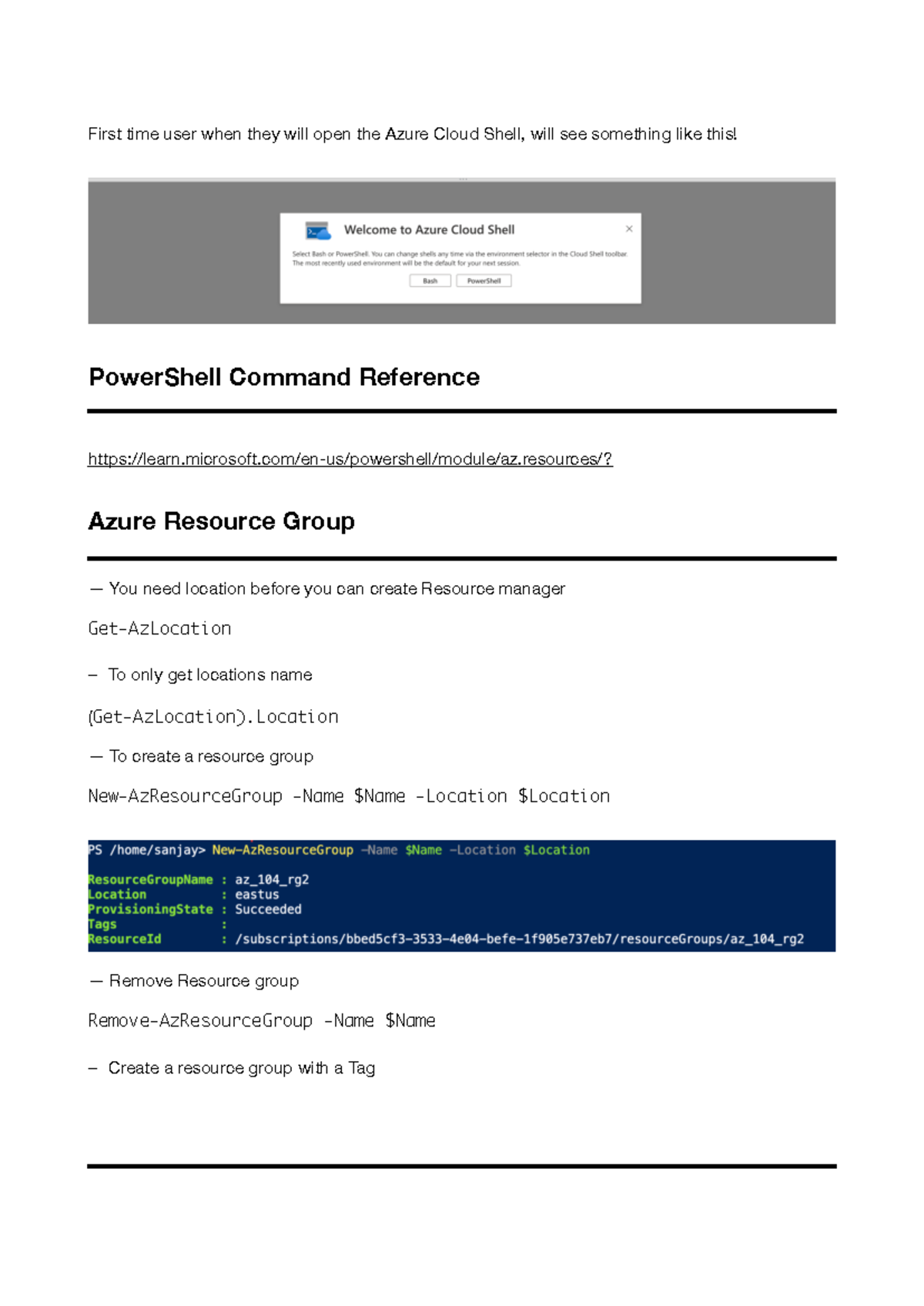 Azure User and Group Command Reference Guide - Studocu