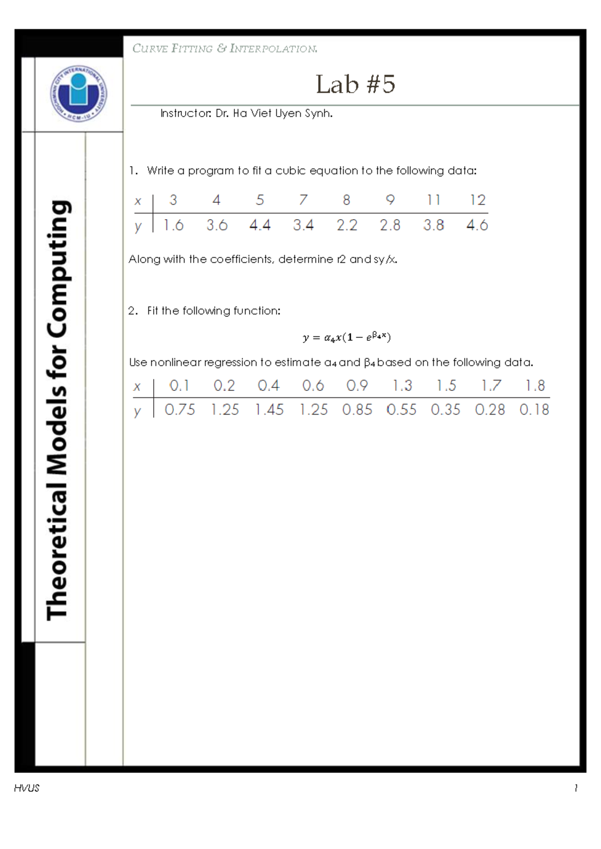 US TMC Lab #5 2024 - Lab5 - Theoretical Model In Computing - HVUS 1 ...