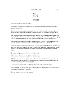 OAPA 1861: Analysis of Offences Against the Person in Violent Incidents ...