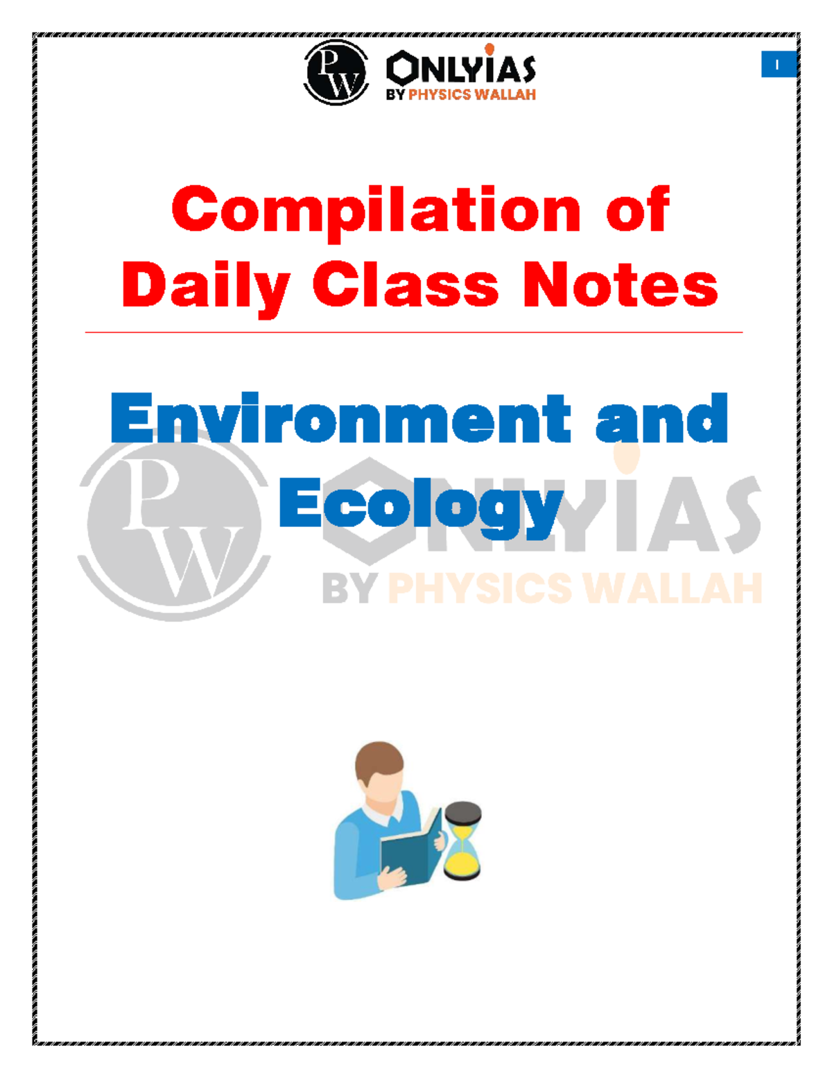Daily Class Notes: Environment and Ecology (Course Code: ENV 101) - Studocu
